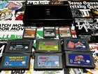Nintendo DS Lite Console + Nine Game Lot Gameboy Advance DS Zelda Mario Kirby