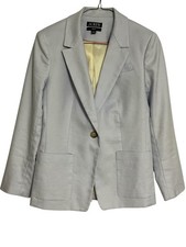 J. Crew Helena Blazer in Stretch Linen Blend Lavender Women's 4P Work blazer