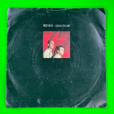 Red Box Lean on me/Stinging Bee 7'' Vinyl Single Warner Bros Records 1985 P/Sleev
