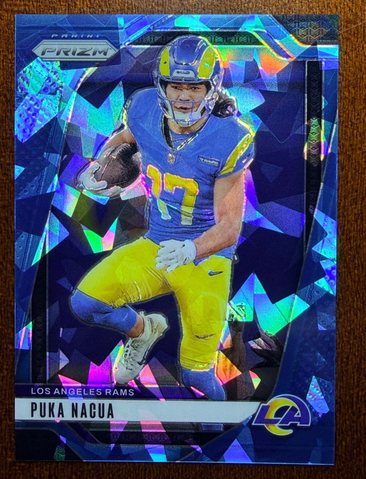2024 Panini Prizm - Puka Nacua - Blue Ice /99 LA Rams 🔥🔥🔥 Color Match
