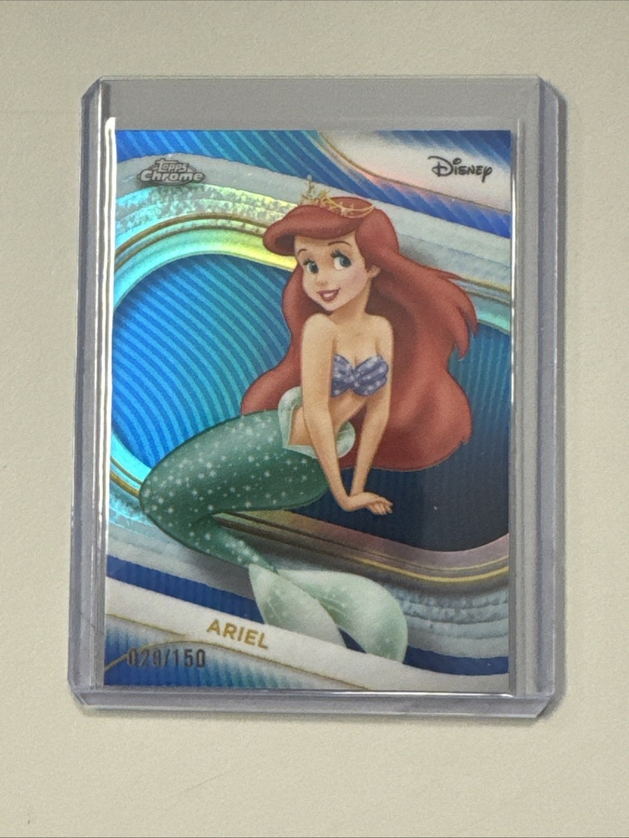 2025 Topps Chrome Disney Ariel Blue Refractor /150 | eBay