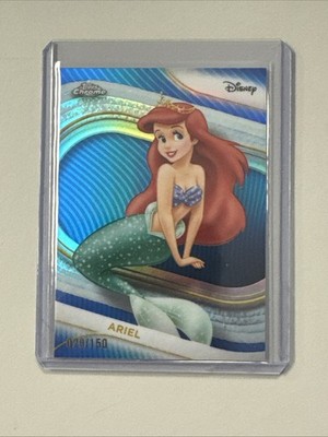 2025 Topps Chrome Disney Ariel Blue Refractor /150 | eBay