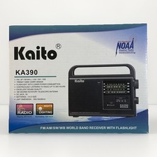 Kaito KA390 Emergency Radio With Flashlight New In Box