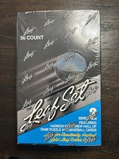 1991 LEAF SET BASEBALL CARDS 36 COUNT  BOX FACTORY SEALED SERIES 2