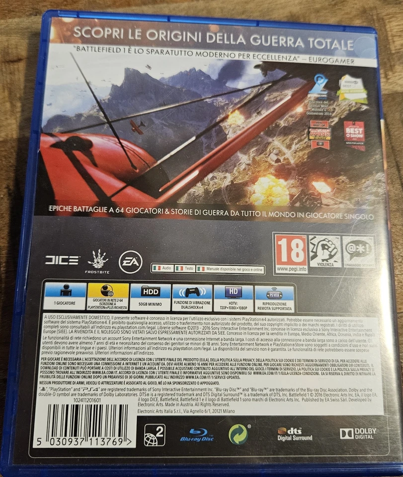 BATTLEFIELD 1 per PS4 PAL ITA - Immagine 3 di 3