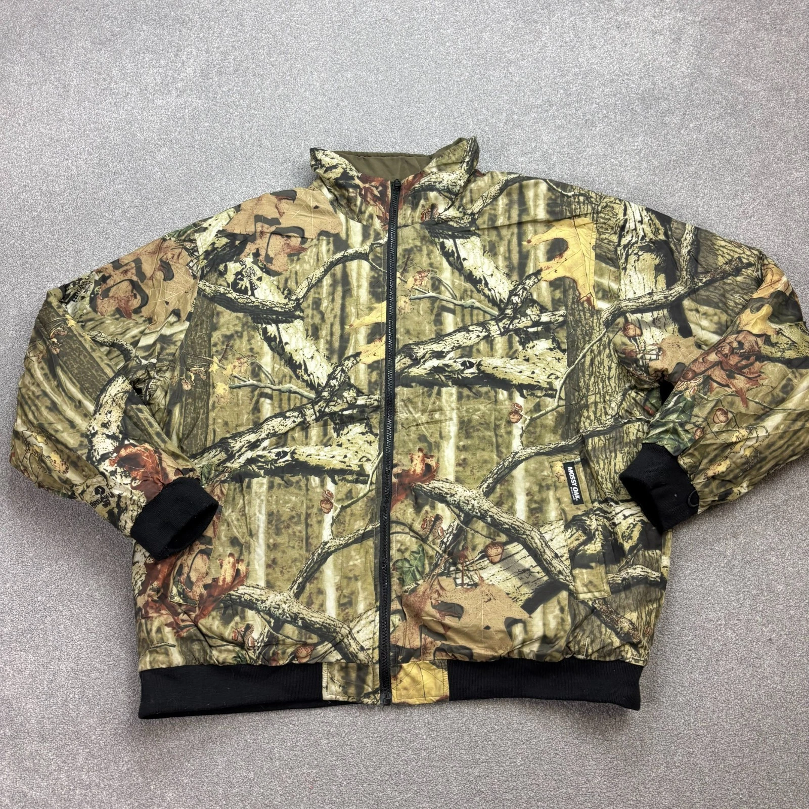 RealTree Jacket Adult X Large Brown Workwear Lined Hunting Camo Padded Coat Men