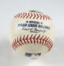 2023 Phillies Nationals Game Used Baseball Connor Brogdon Lane Thomas RBI Single