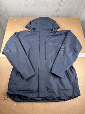 Men's SIMMS Challenger Waterproof Fishing Wading Outdoor Jacket Rain Coat SZ XXL