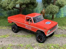 1969 Ford F-250 NHRA Pickup Lifted 4x4 Truck 1/64 Diecast Custom Greenlight