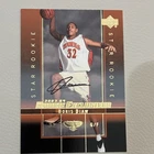 Upper Deck 2003-04 Rookie Exclusives Star Rookie Boris Diaw #A17 Auto Hawks