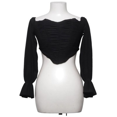 Jaded Rose, Crop Top, Größe: 36, Schwarz, Polyester, Einfarbig, Damen #YjE