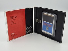 CYBER-CORE (Turbo Grafx 16, 1989) CIB Complete Hu-Card Manual Case Sleeve!