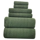 Towels,39x78 Inch Oversized Bath Sheets 39x78"-Bath sheets set Olive Green 6