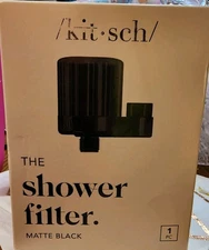 Kitsch The Shower Filter. Matte Black NEW in Box