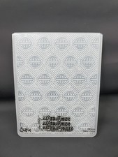 TH4 Sizzix Tim Holtz Globes Embossing Folder Alterations Texture Fades