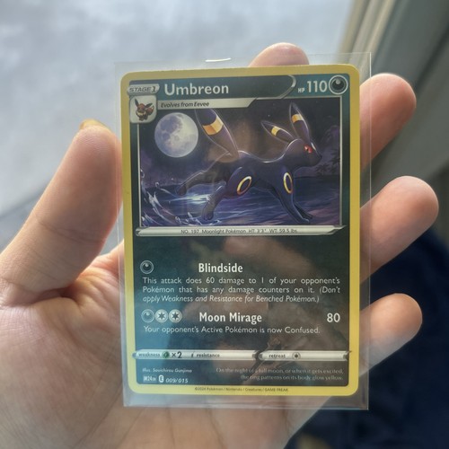 2021 Pokémon Sword and Shield Umbreon Holo Black Star Promo Card SWSH129
