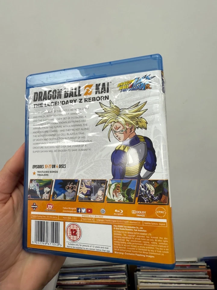 Dragon Ball Z KAI: Season 3 Blu-Ray (2015) 4 discs - Damaged Case See Pics - Image 4 of 4