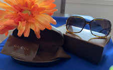 Vintage Gucci GG3132/S 791CC Tortoiseshell Sunglasses 57mm   Made in Italy