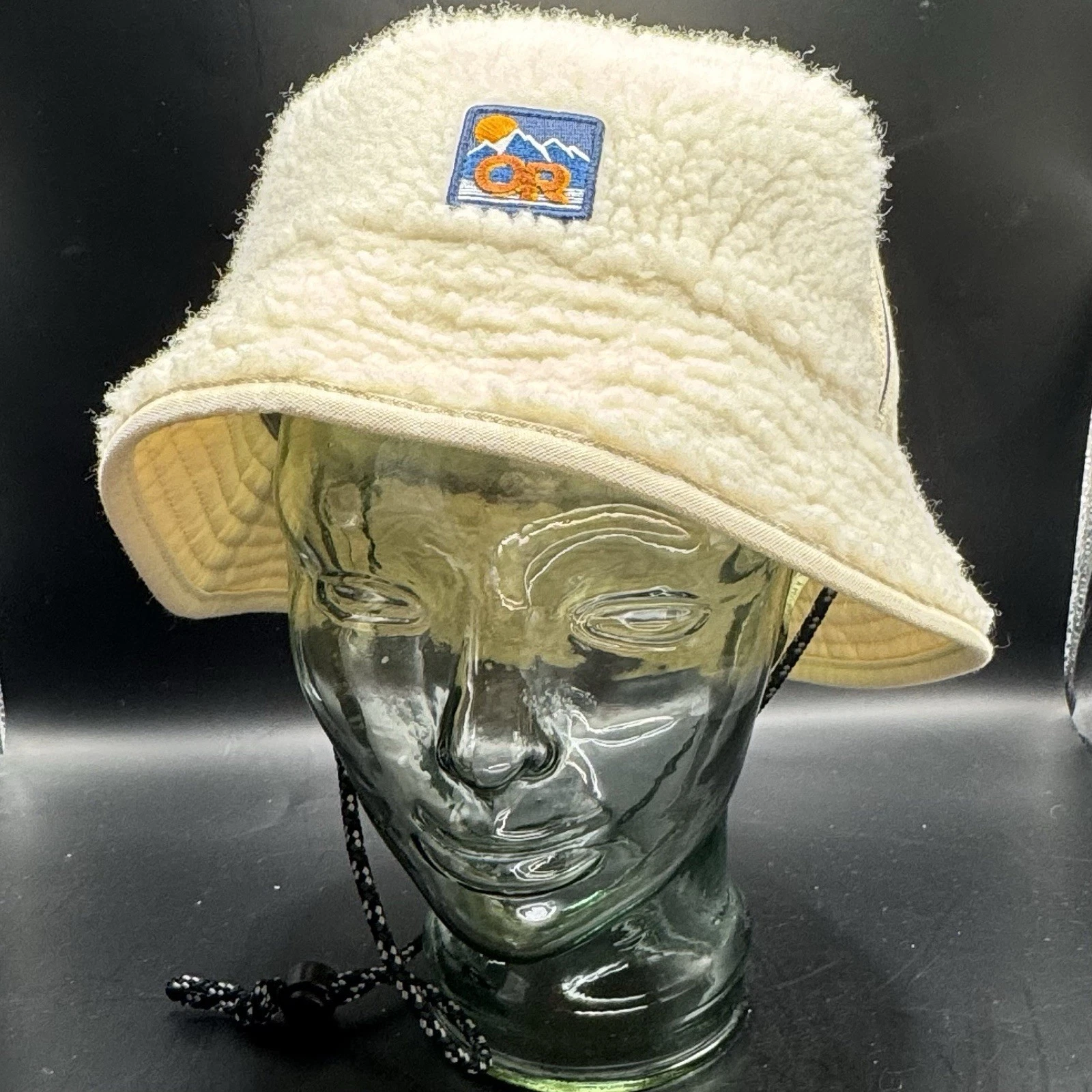 Outdoor Research Quinn Bucket Hat Sherpa Fleece Pocket Ski Drawcord