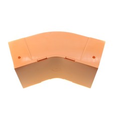 PANDUIT FIV454X4OR FIBER-DUCT INSIDE VERTICAL 45-DEGREE ANGLE FITTING, 4 X 4"