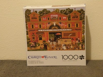 Charles Wysocki Buffalo Games 1000 Pc Puzzle -  Dr. Bonkley s Family  