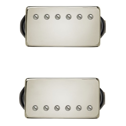 Bare Knuckle Rebel Yell Humbucker Pickup Set, Nickel Covers