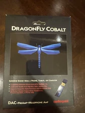 AUDIOQUEST DRAGONFLY COBALT DAC + PREAMP + HEADPHONE AMP NEW NICE!!!!