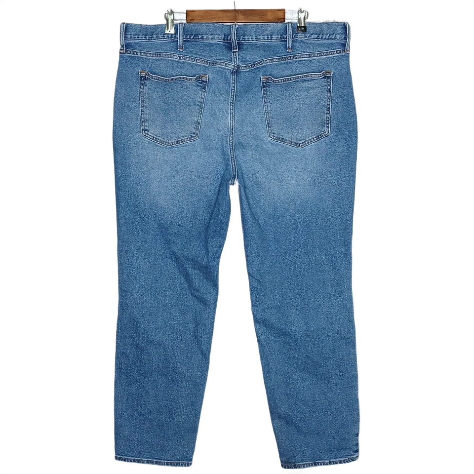 Old Navy mens Athletic Taper Built-in Flex jeans size 42 x 32 blue med wash - Image 3 of 4