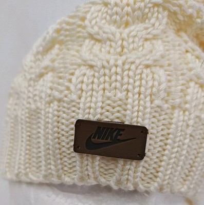 Nike White Knit Beanie with Pom U.C. Berkeley Cal Nike women main image 3