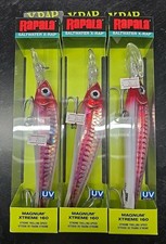 3X Rapala X-Rap Magnum XTREME 160 HD RED HEAD UV Lure 6-1/4" 2-3/8" DEEP DIVER