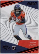 2020 Panini Chronicles #CV-14 Jerry Jeudy Clear Vision Rookies Red #/199