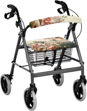 Hummingbird Rollator Walker Cushions and Backrests Roller Bar Covers for Seniors