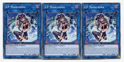 Yu-Gi-Oh! I:P Maskerena Common Playset (3 Stück) Set 265