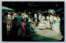 Panama City El Rancho Garden Traditional Dances Dextone Postcard
