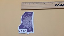 State of Mississippi Sticker - Use on Toolbox, Laptop, Car, etc.