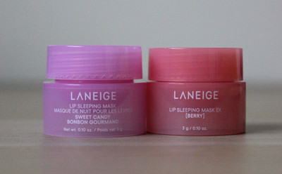 Laneige Lip Sleeping Mask Berry 3g + Sweet Candy 3g / Reisegröße / Minis / 2 Stück
