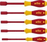 Wiha SteckschlüSsel Schraubendreher Set VDE 5-Teilig Softfinish Electric
