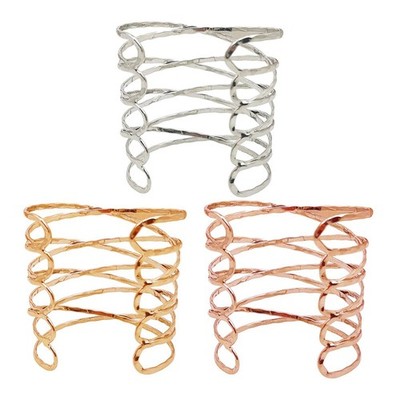 Spiral Oberarm Armband für Frauen, Armmanschette, Offene Armbinden, Armband,