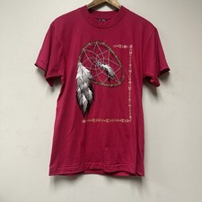 Fruit Of The Loom Best Adult Medium M Short Sleeve T-Shirt Dream Catcher Vintage