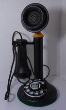 A Nice Antique Western Electric Brass Dial Candlestick and Sold AS IS & Untested