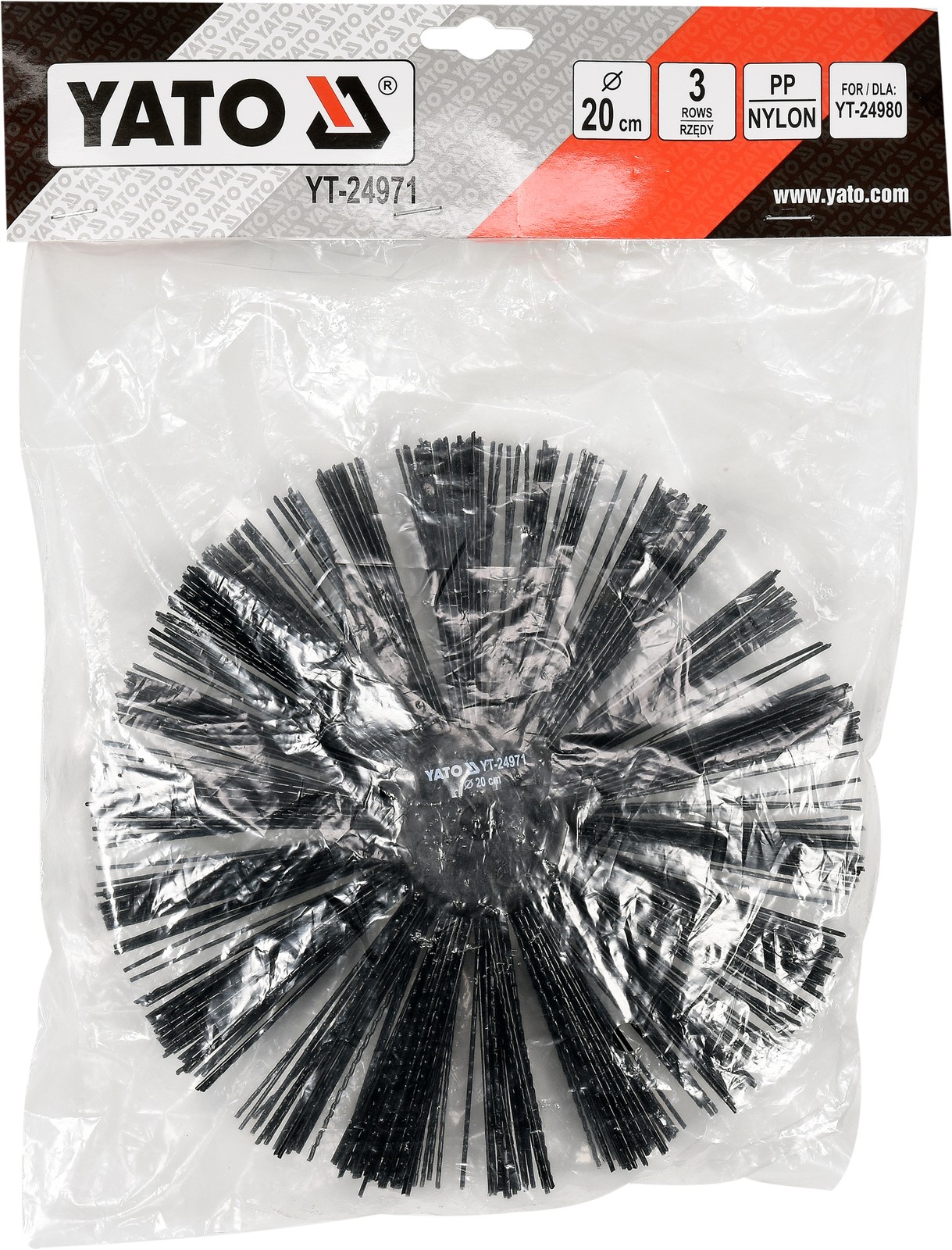 2x ✅Fits YATO NARZ�DZIA YT-24971 SEWER CLEARING BRUSH 20CM  ⭐UK Seller⭐