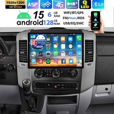 13.3" Android15 Autoradio 128G Carplay GPS F&uuml;r Mercedes Benz Sprinter W906 06-16