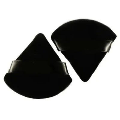 2PCS Triangle Powder Puff Portable Wiederverwendbare Latex Foam Cosmetic Fou LIF
