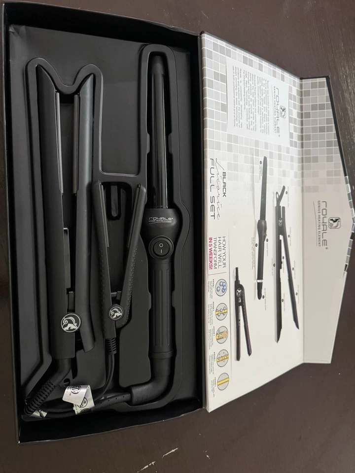 Juego completo de elemento calefactor regaliz negro Royale Genius Foto 3 de 3