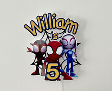 personalised cake toppers, Spiderman, Marvel, Spidey And His Amazing Friends