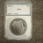 1878-S San Francisco Morgan Silver Dollar Micro S