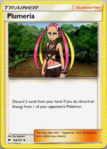 Pokemon - Plumeria 120/147  - Burning Shadows - NM/M
