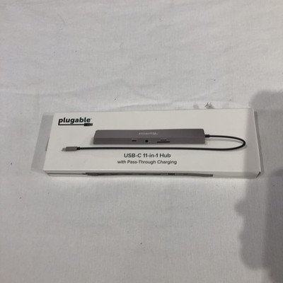 Plugable USB-C 11-in-1 with Pass-Through Charging