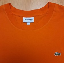 Lacoste Herren T - Shirt Übergrösse Gr. 64 ( FR 11 / US 2 XG ) orange NEUw.