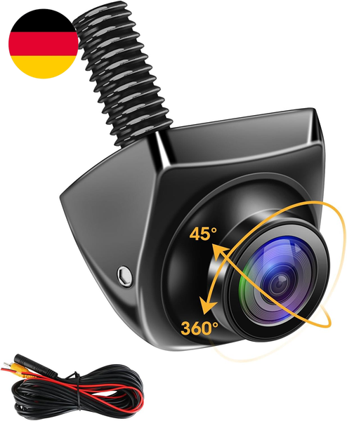 Jansite RüCkfahrkamera 360° Einstellbare AHD 1080P Universal 12-24V-image
